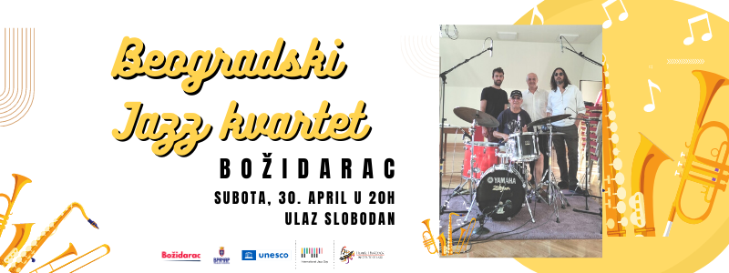 Beogradski Džez kvartet povodom Međunarodnog dana džeza u Božidarcu