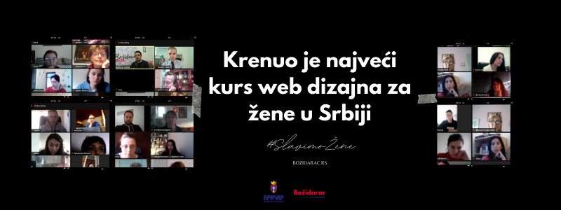 Krenuo je najveći kurs web dizajna za žene u Srbiji