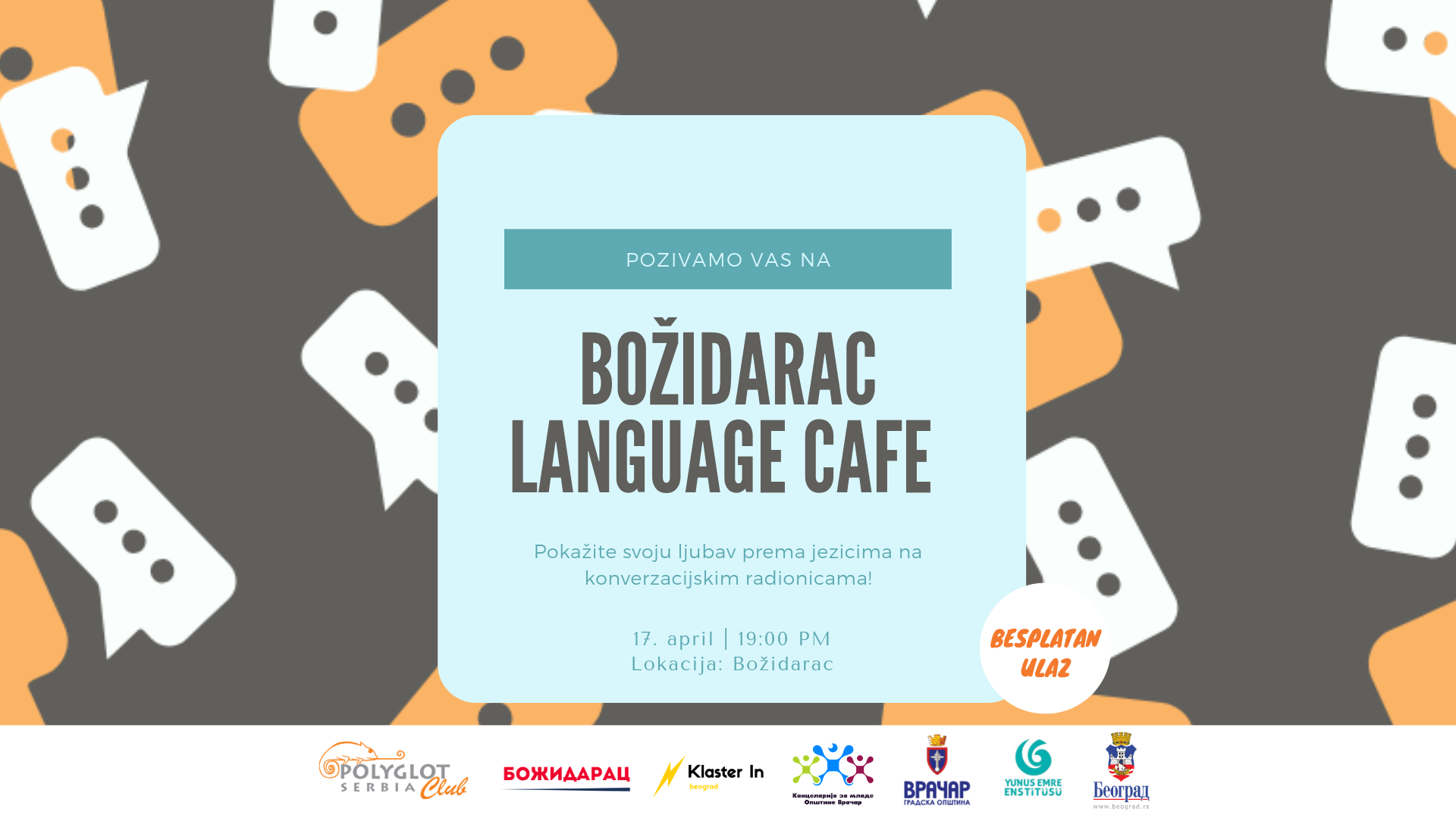 Božidarac Language cafe