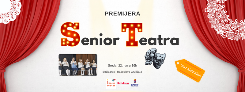 Pozivamo Vas na na premijeru Senior Teatra