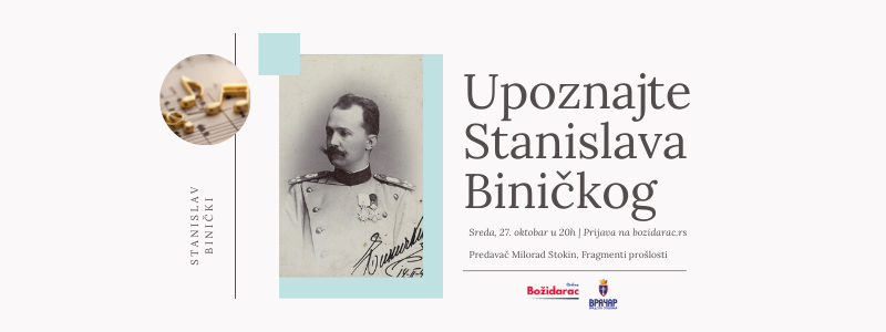 Upoznajte Stanislava Biničkog na online predavanju