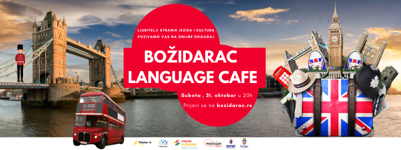 Božidarac Language Cafe Online specijalni gost engleski jezik