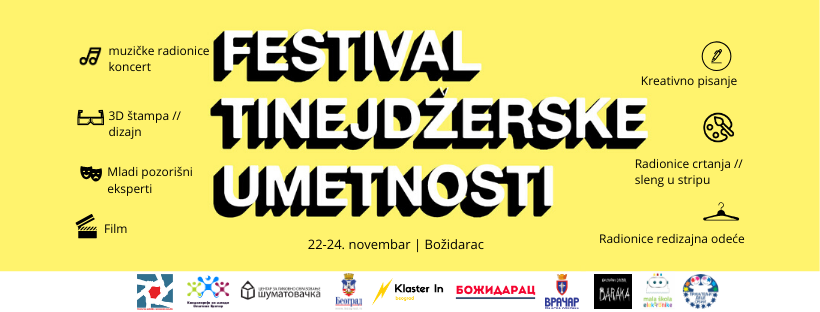 Festival tinejdžerske umetnosti 22-24. novembar