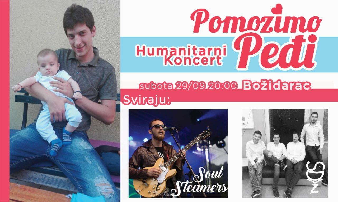 Pomozimo Peđi - Humanitarni koncert u Božidaracu, subota