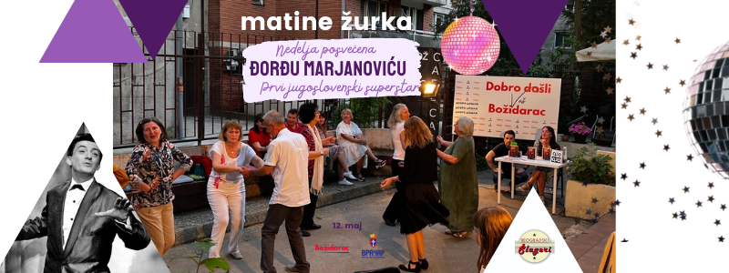 Održana Matine igranka u dvorištu Božudarca u okviru Nedenje posvećene Đorđu Marjanoviću