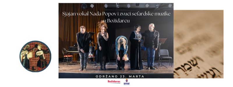 Звуци сефардске музике и Нада Попов у пуној сали Божидарца