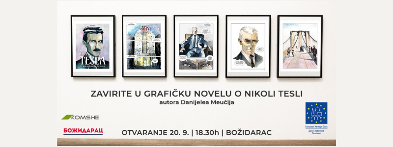 IZLOŽBA - Zavirite u grafičku novelu o Nikoli Tesli